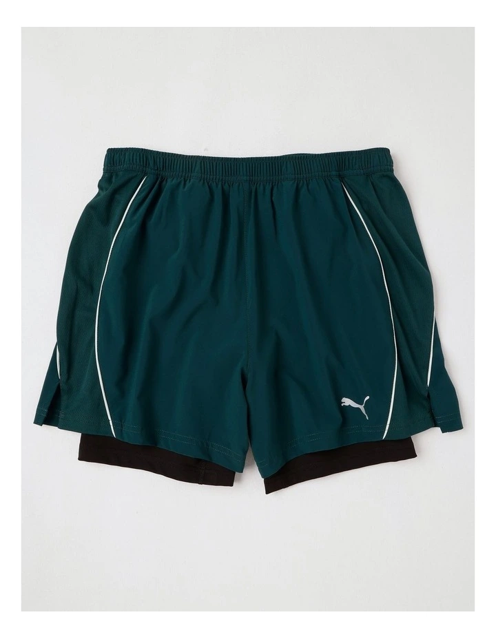 M Run Velocity 2 In1 Short in Green image 1