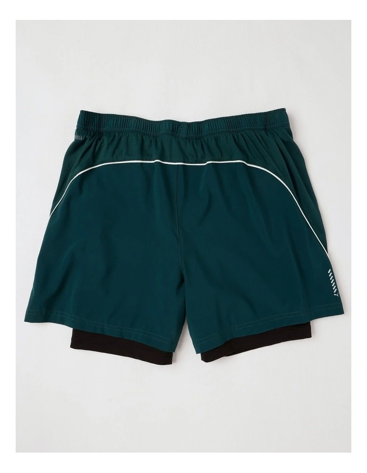 M Run Velocity 2 In1 Short in Green image 3