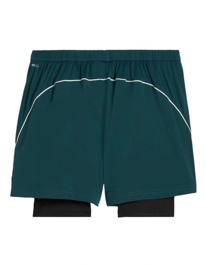 M Run Velocity 2 In1 Short in Green image 6