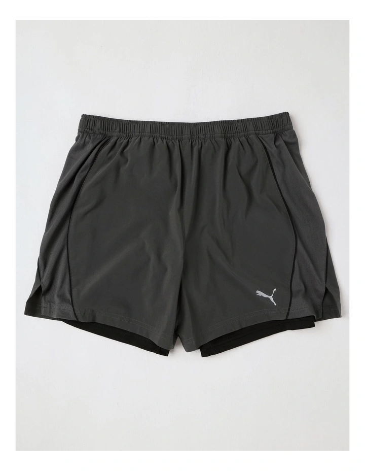 M Run Velocity 2 In1 Short in Grey image 1