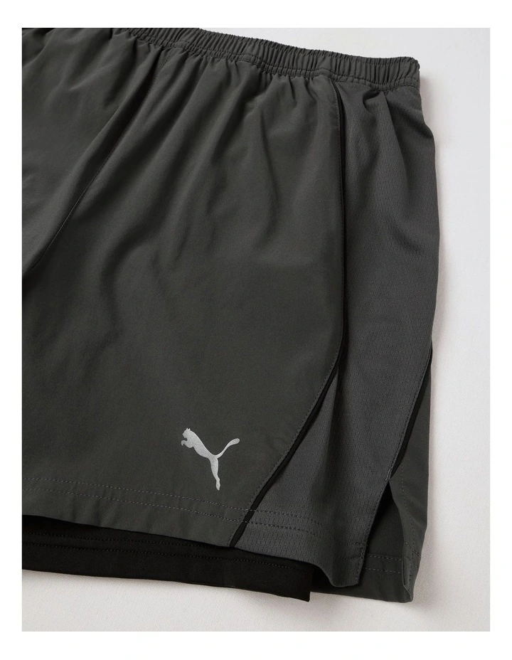 M Run Velocity 2 In1 Short in Grey image 2