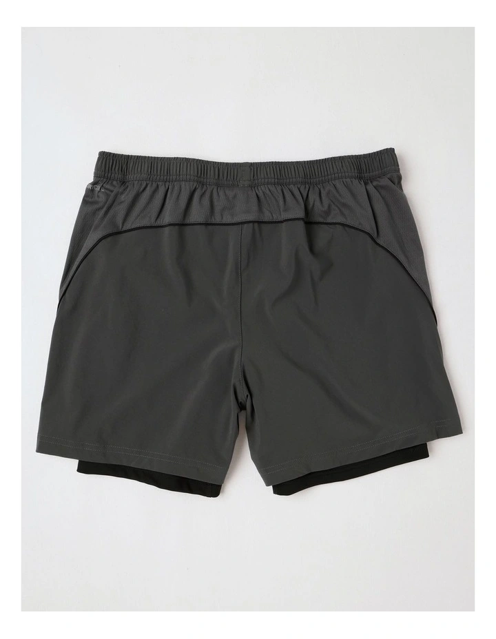M Run Velocity 2 In1 Short in Grey image 3