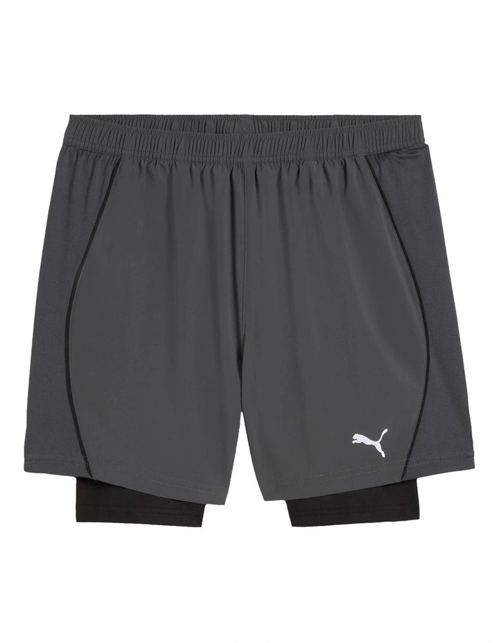 M Run Velocity 2 In1 Short in Grey image 5