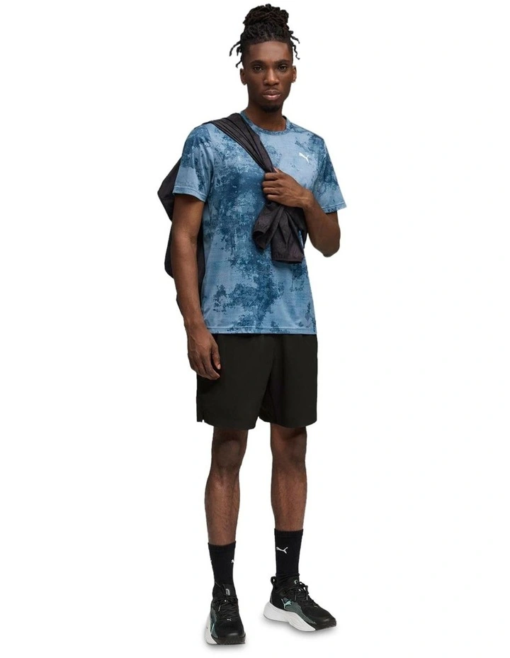 M Tad Foundations Woven Shorts With Zip Pockets 7" in Black image 3