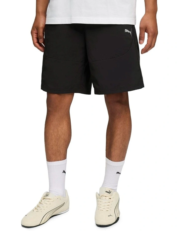 Woven Shorts 8 in Black image 1