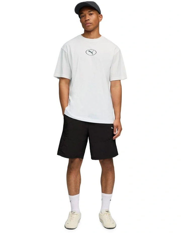 Woven Shorts 8 in Black image 3