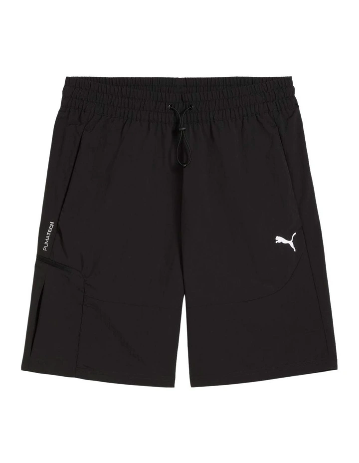 Woven Shorts 8 in Black image 4