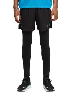 M Run Velocity 5 Shorts in Black