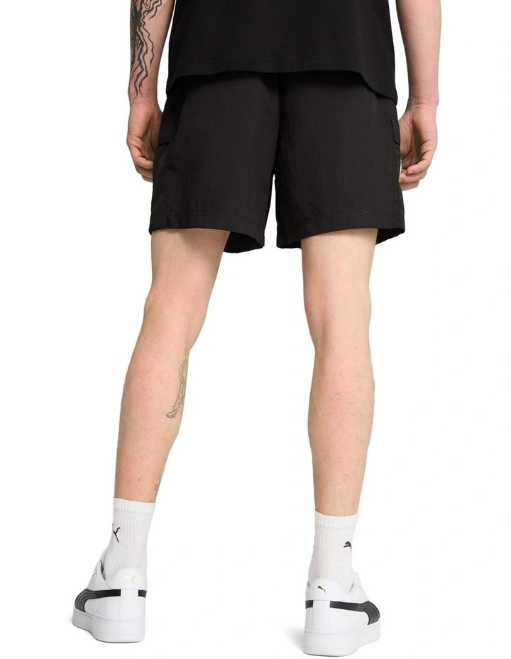 Wardrobe Ess Relaxed Cargo Shorts 6 Wv in Black image 2