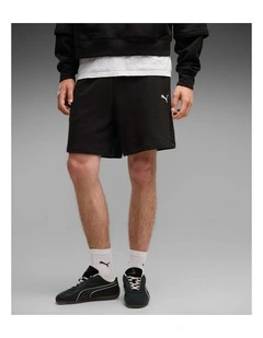Ess Relaxed Shorts 7'' Tr Puma Black