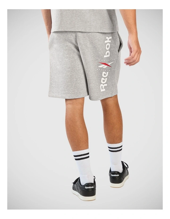 Id Ath Dept Fleece Shorts Lightgrey Marl image 2