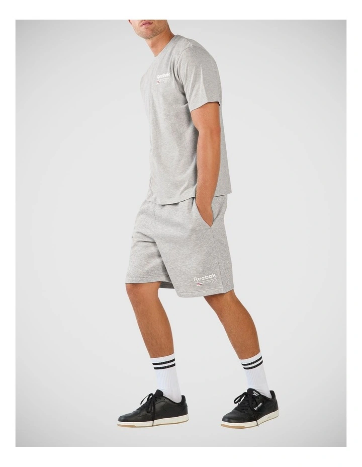 Id Ath Dept Fleece Shorts Lightgrey Marl image 3