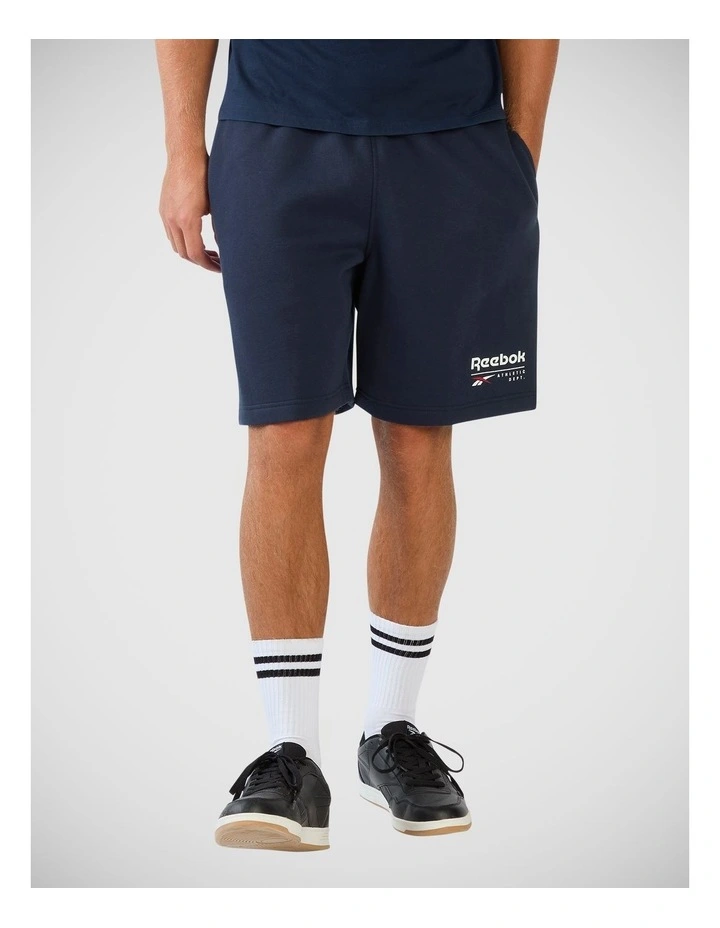 Id Ath Dept Fleece Shorts Vector Navy image 1