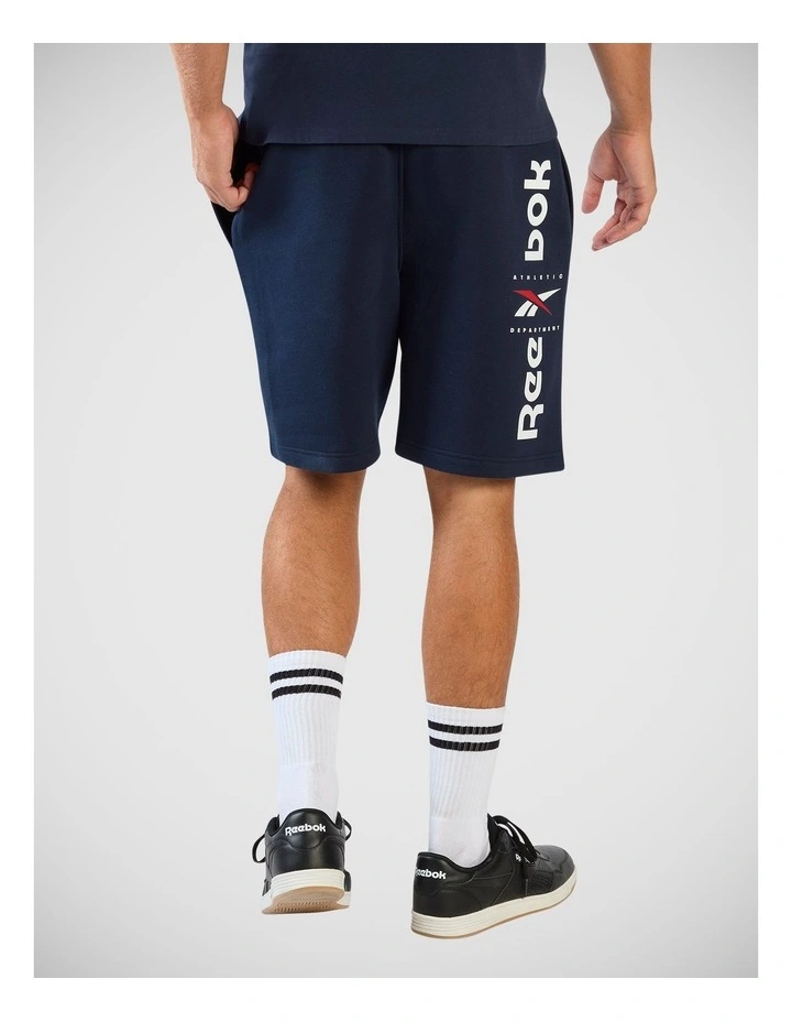 Id Ath Dept Fleece Shorts Vector Navy image 2