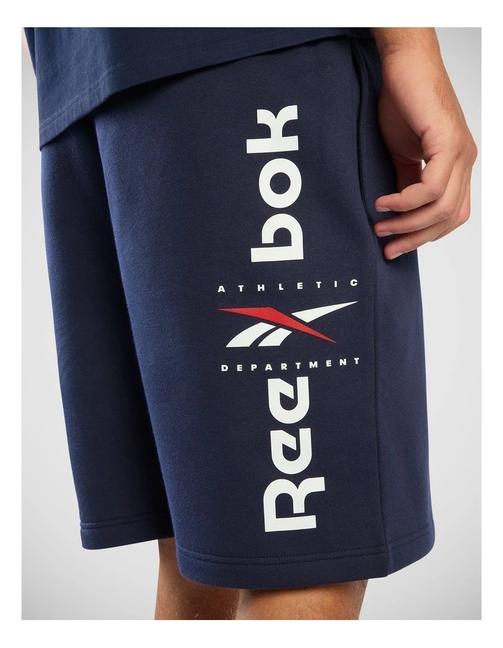 Id Ath Dept Fleece Shorts Vector Navy image 4
