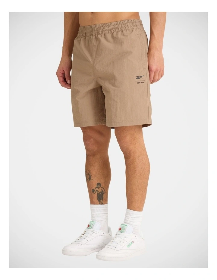 Reebok 7 Nylon Short Tan image 1