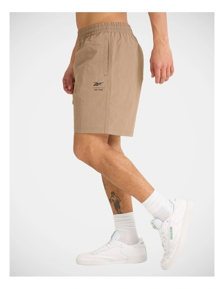 Reebok 7 Nylon Short Tan image 3