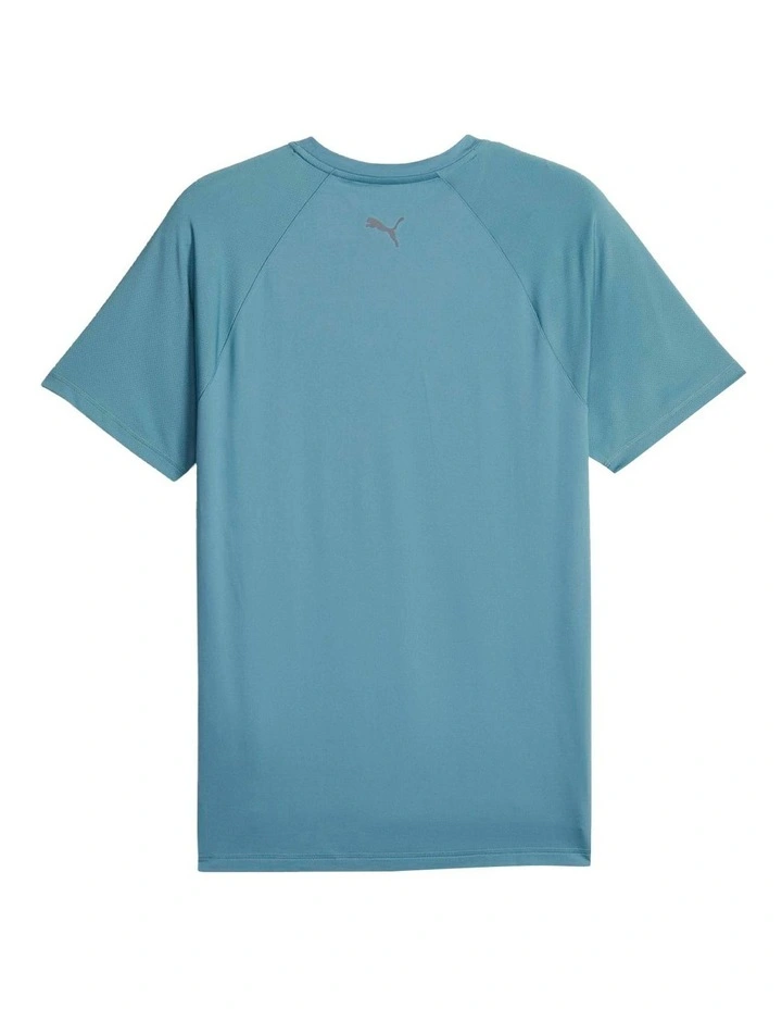 M Studio Yogini Lite Solid Tee in Bold Blue image 5