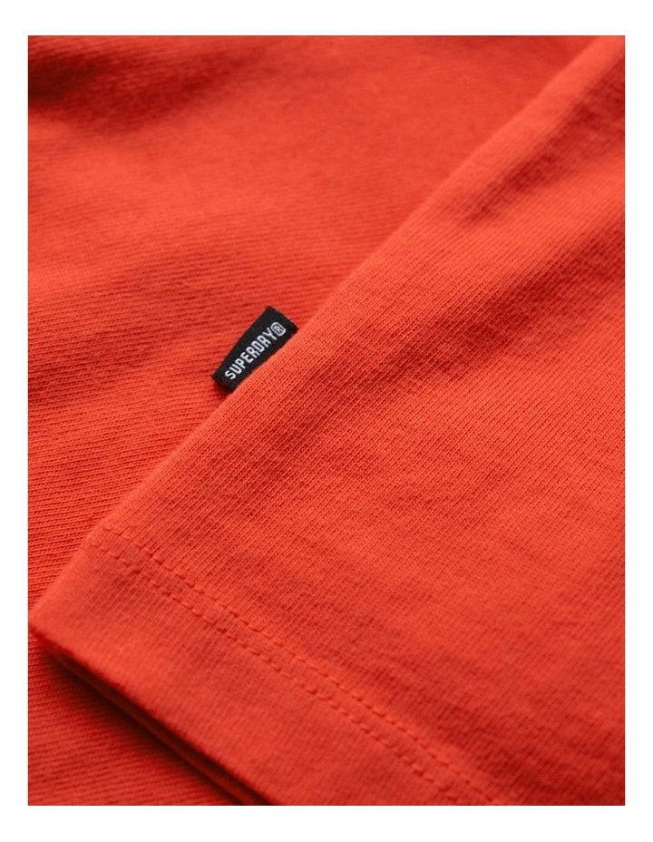 Luxury Sport Loose Tee in Sunset Red image 4