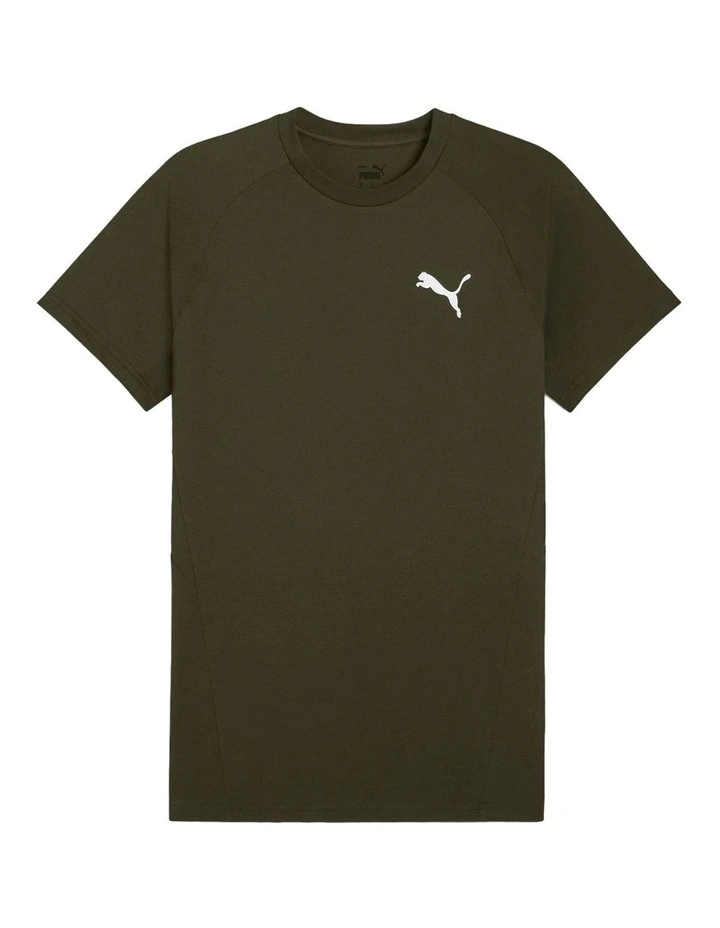 Evostripe Tee in Dark Olive image 4