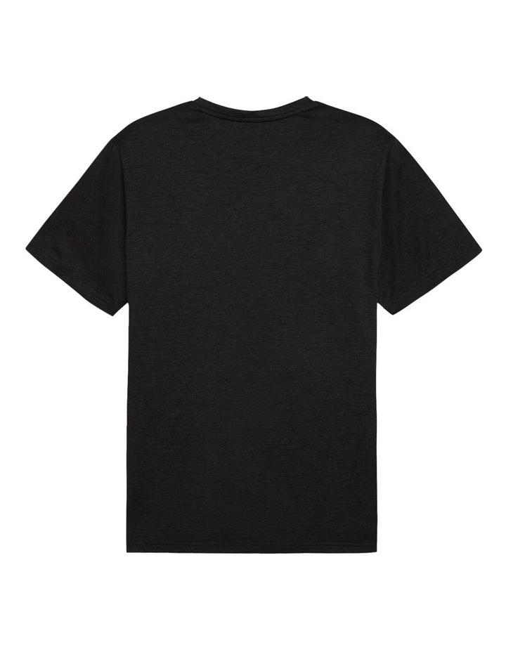 M Tad Essentials Heather Cat Tee in Black image 7