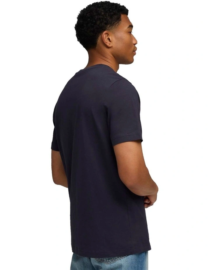 Ess 2 Color No.1 Logo Tee in Blue image 2