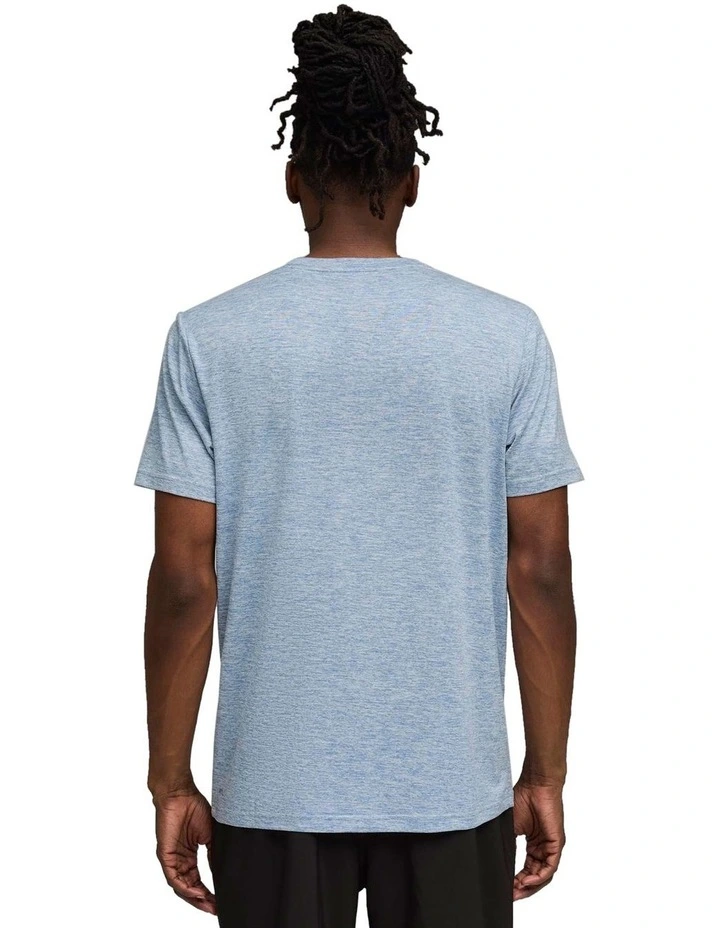 M Tad Essentials Heather Tee in Blue image 2