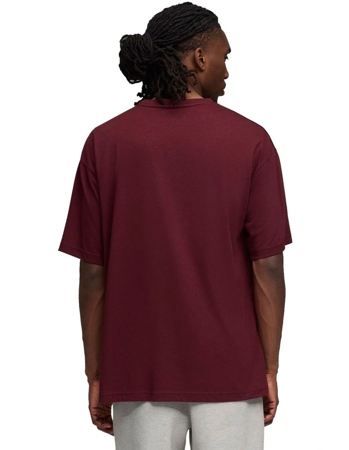 M Graphic Oversize Tee in Red image 2