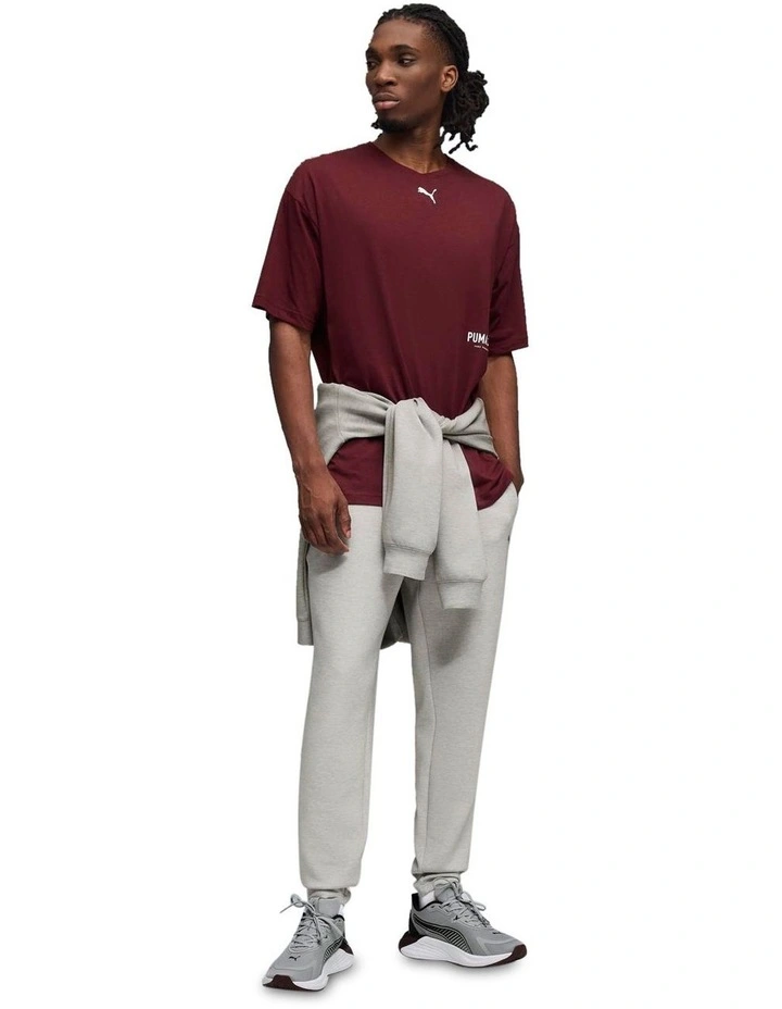 M Graphic Oversize Tee in Red image 3