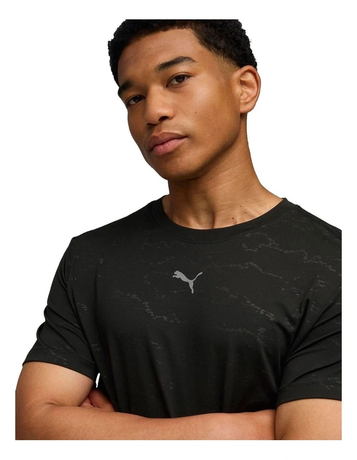 M Cloudspun Emboss Tee in Black image 4