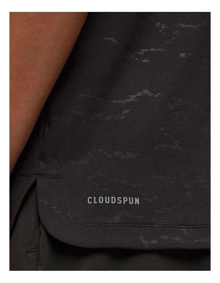 M Cloudspun Emboss Tee in Black image 5