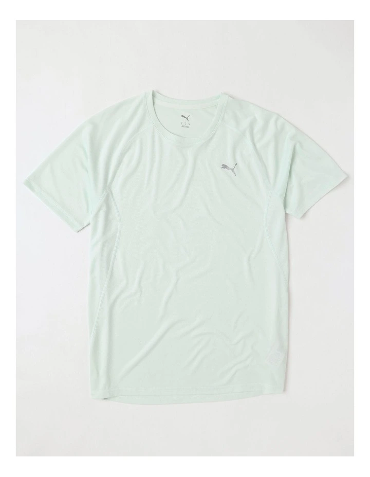M Run Velocity Polyester Tee in Green image 1