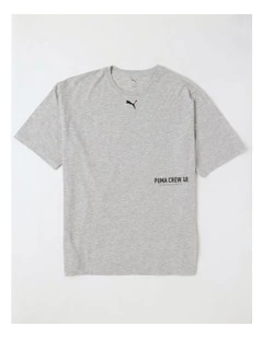 M Graphic Oversize Tee in White