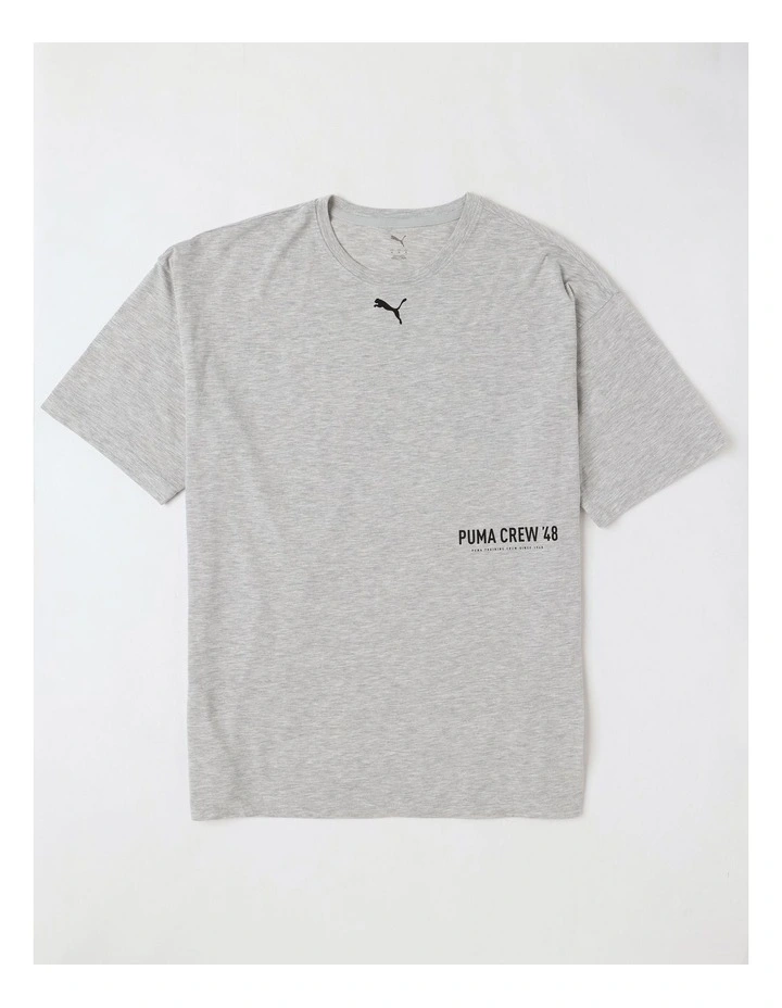 M Graphic Oversize Tee in White image 1