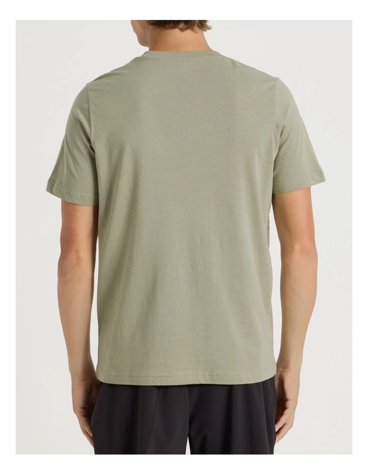Essential 2 Color No.1 Logo Tee in Grey image 2