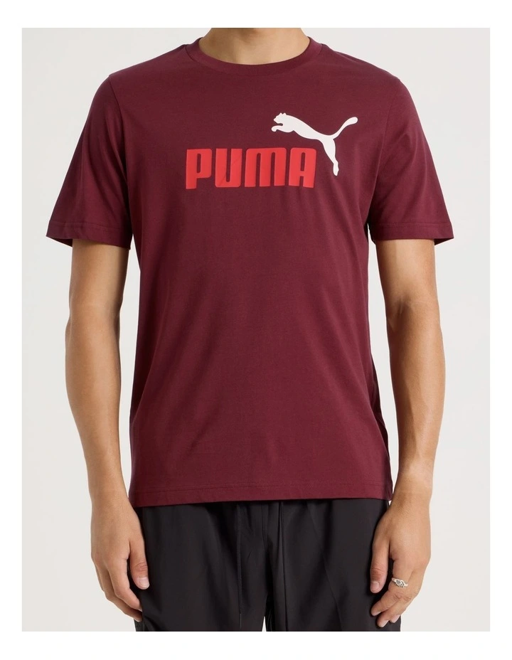 Essential 2 Color No.1 Logo Tee in Purple image 1