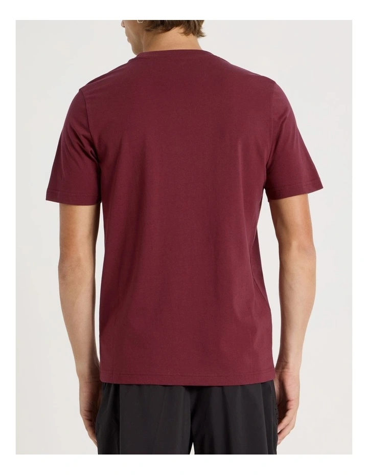 Essential 2 Color No.1 Logo Tee in Purple image 2