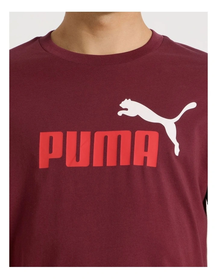 Essential 2 Color No.1 Logo Tee in Purple image 3