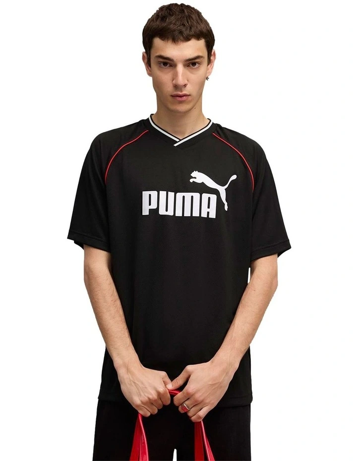 Essential Football Jersey in Black image 1