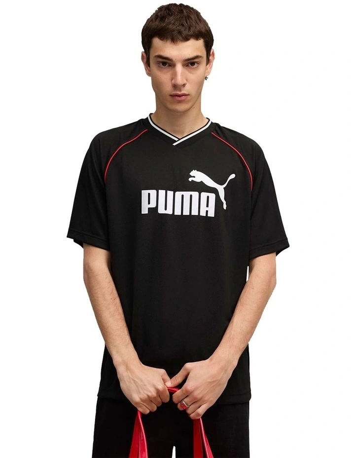 Essential Football Jersey in Black image 1