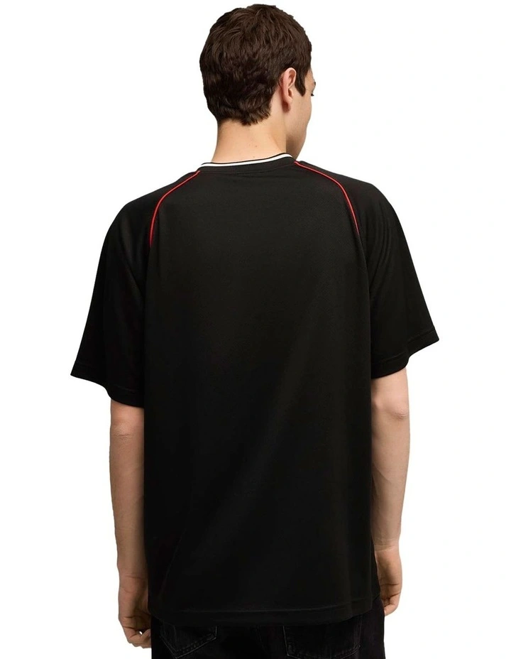 Essential Football Jersey in Black image 2
