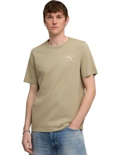 Class Graphic Tee in Green