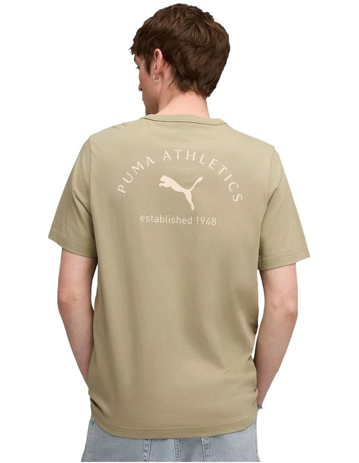 Class Graphic Tee in Green image 2