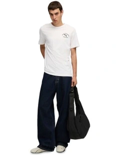 Class Graphic Tee in White