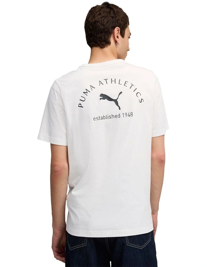 Class Graphic Tee in White image 2