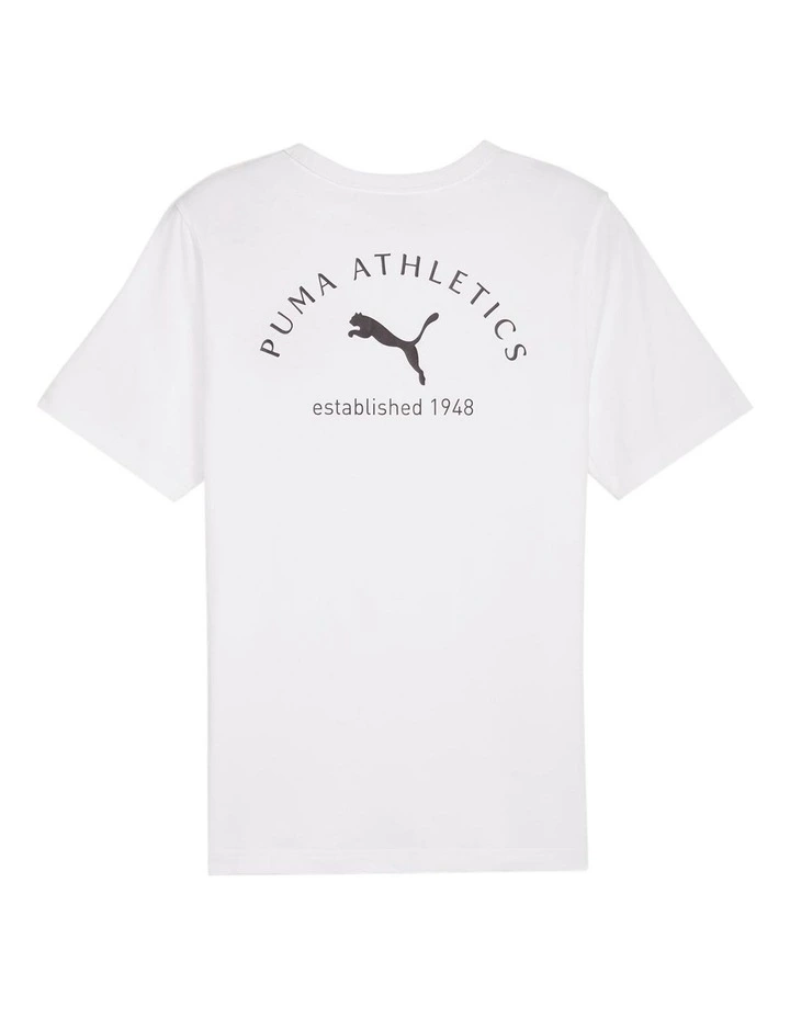 Class Graphic Tee in White image 4