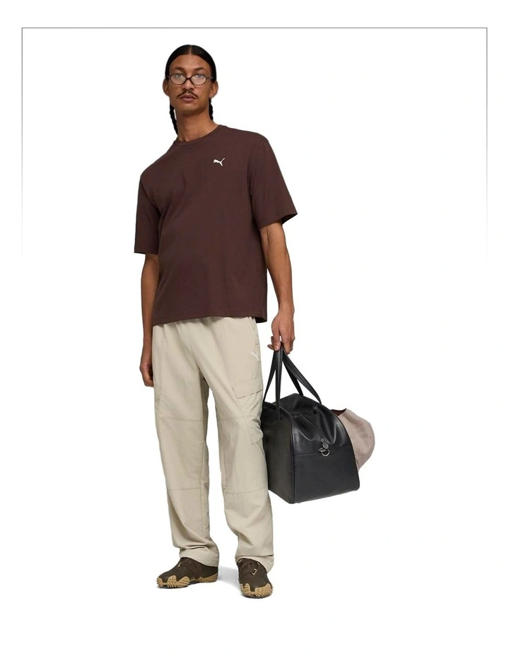 Wardrobe Ess Boxy Tee in Brown image 3