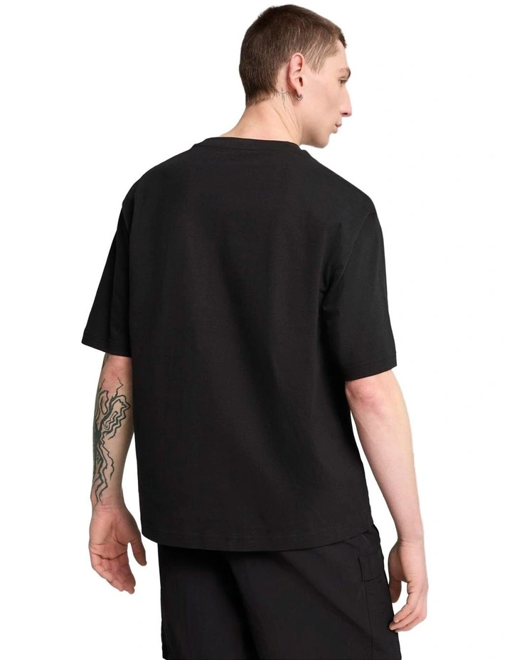 Wardrobe Ess Boxy Tee in Black image 2