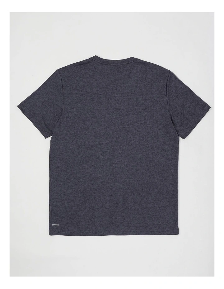 Tad Essentials Heather Cat Tee M in Grey image 3