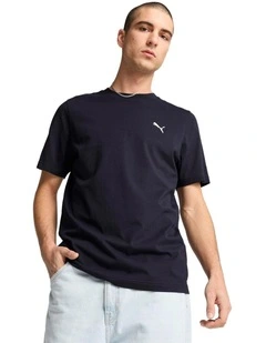 Ess Small Logo Tee in Navy